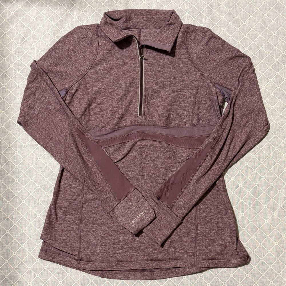 Lululemon Lululemon Run Full Tilt 1/4 Zip Pullover - Moonlight Purple size 12